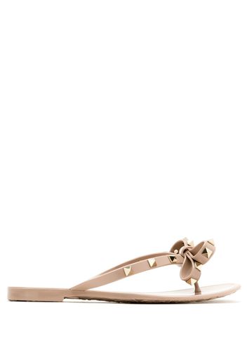 Valentino Garavani 'Rockstud' Sandalen - Nude