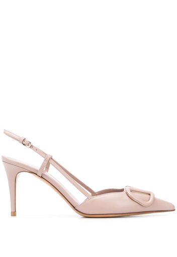 Valentino Garavani Slingback-Pumps mit VLOGO - Rosa