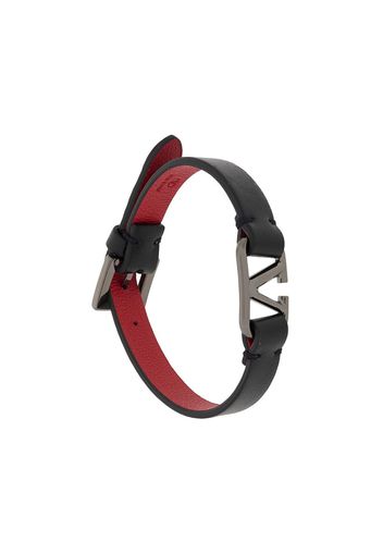 Valentino Garavani Valentino Garavani Armband mit VLOGO-Schnalle - Schwarz