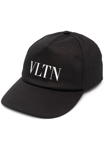 Valentino Valentino Garavani Baseballkappe mit VLTN-Logo - 0NI BLACK