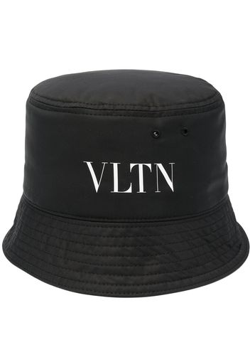 Valentino Fischerhut mit Logo-Print - Schwarz