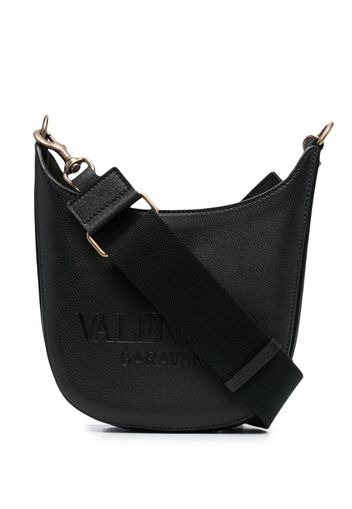 Valentino Garavani Kleine Schultertasche mit Logo-Prägung - Schwarz