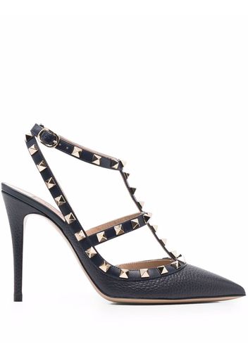 Valentino Garavani Rockstud Pumps 100mm - Blau