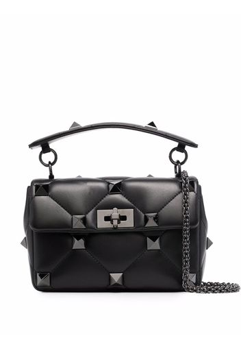 Valentino Garavani Mittelgroße Valentino Garavani Roman Stud Schultertasche - Schwarz