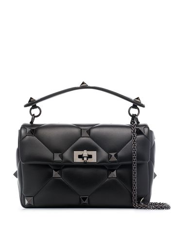 Valentino Garavani Roman Stud leather tote bag - Schwarz