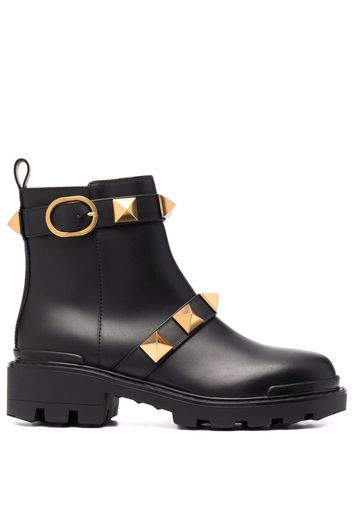 Valentino Garavani Roman Stud Stiefel - Schwarz