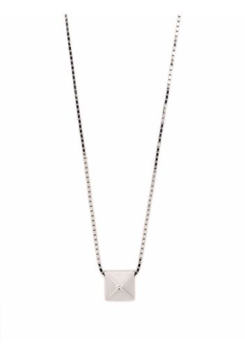 Valentino Garavani Rockstud chain necklace - Silber