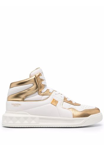 Valentino Garavani Roman Stud high-top sneakers - Weiß