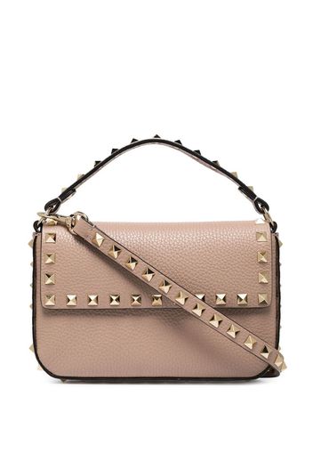 Valentino Garavani Rockstud top-handle mini bag - Nude