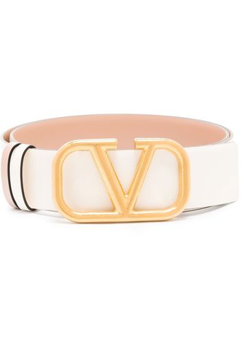 Valentino Garavani Vlogo reversible belt - Nude