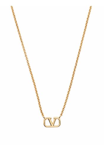 Valentino Garavani VLogo Signature pendant necklace - Gold