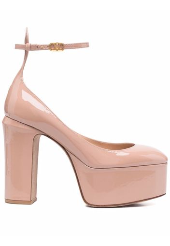 Valentino Garavani Tan-Go 155mm platform pumps - Nude