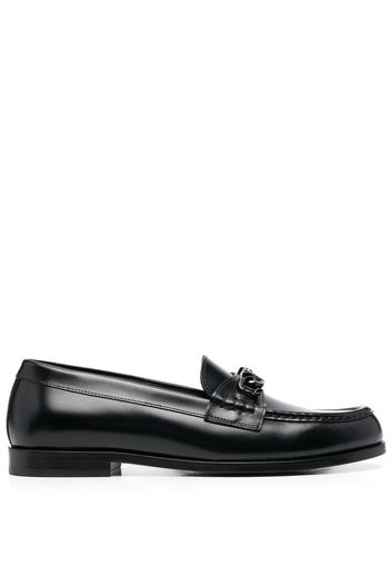 Valentino Garavani VLogo plaque loafers - Schwarz