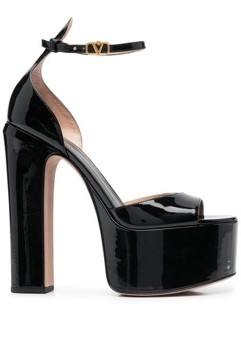 Valentino Garavani platform open-toe sandals - Schwarz