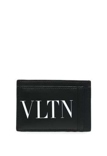 Valentino Garavani VLTN logo compact cardholder - Schwarz