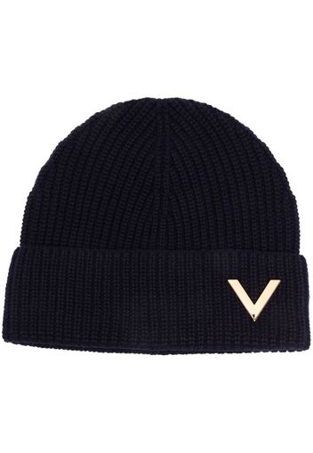 Valentino VGold cashmere beanie - Blau