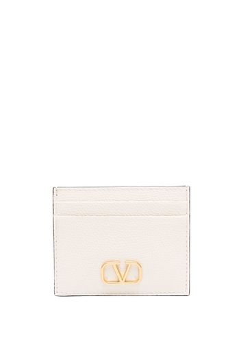 Valentino Garavani VLOGO leather cardholder - Weiß