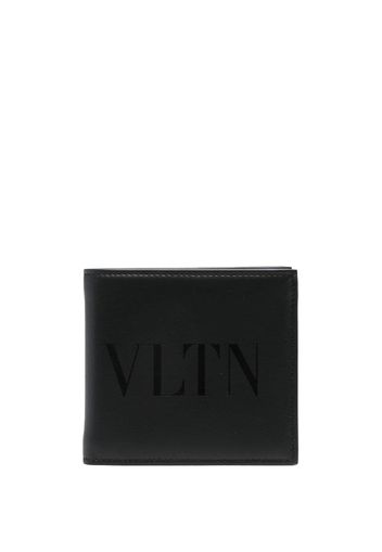 Valentino Garavani VLTN folded wallet - Schwarz