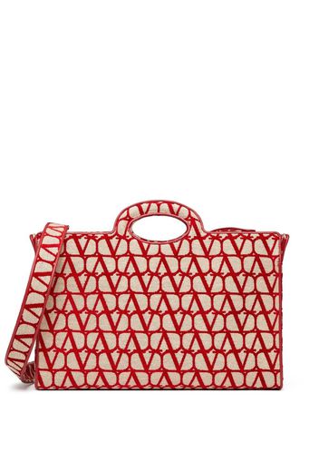 Valentino Garavani La Troisième Toile Iconographe shopping bag - Rot