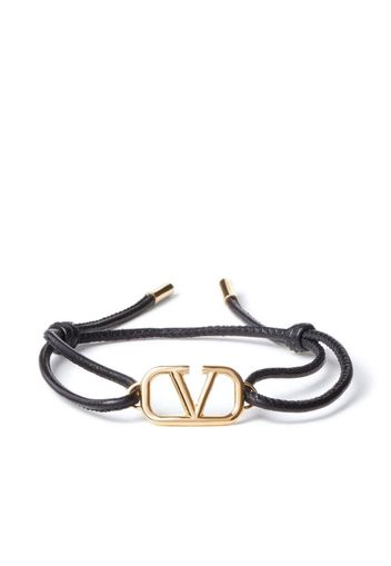 Valentino Garavani Valentino Garavani Armband mit VLogo - Schwarz