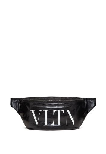 Valentino Garavani logo-print leather belt bag - Schwarz