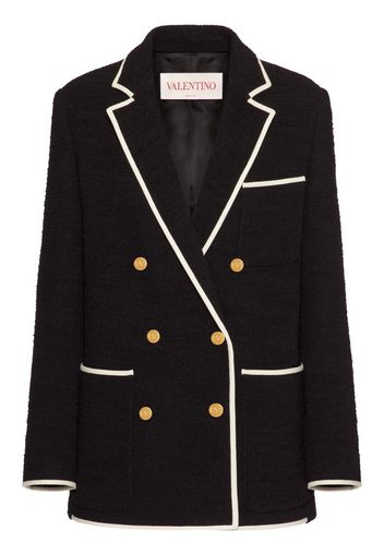 Valentino Doppelreihiger Blazer - Schwarz