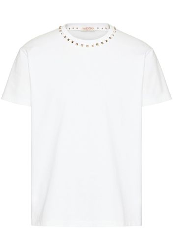 Valentino Rockstud T-Shirt - Weiß