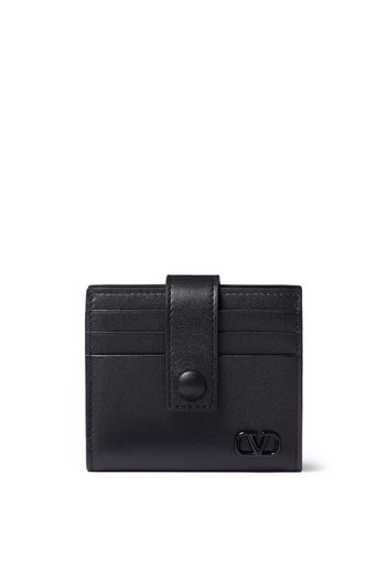 Valentino Garavani VLogo plaque cardholder - Schwarz