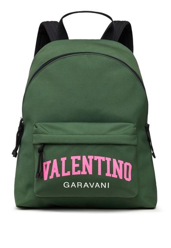 Valentino Garavani Rucksack mit Logo-Print - Grün