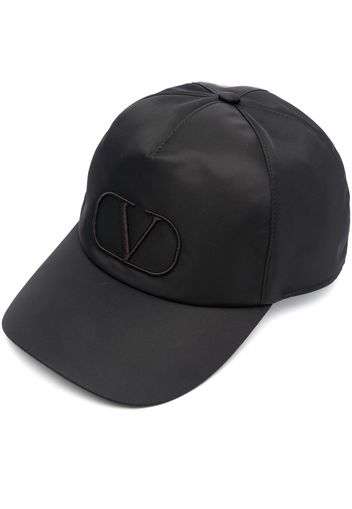 Valentino embroidered-logo baseball cap - Schwarz