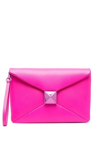 Valentino Garavani Rockstud clutch bag - Rosa