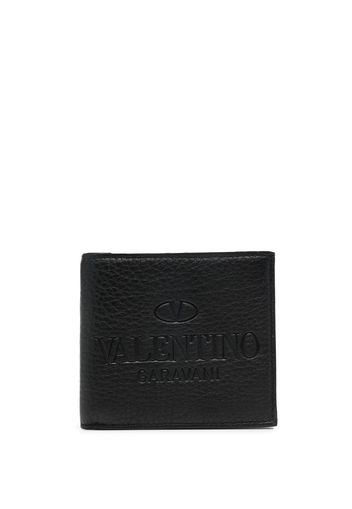 Valentino Garavani logo-debossed cardholder - Schwarz