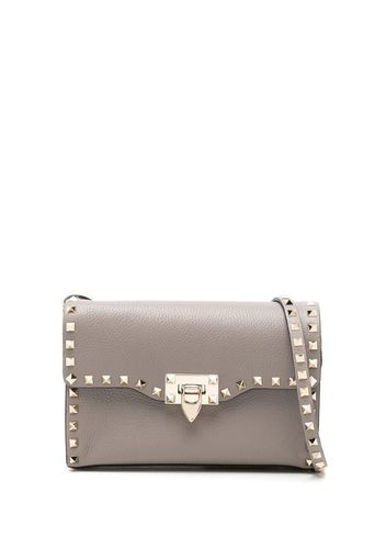 Valentino Garavani small Rockstud shoulder bag - Grau