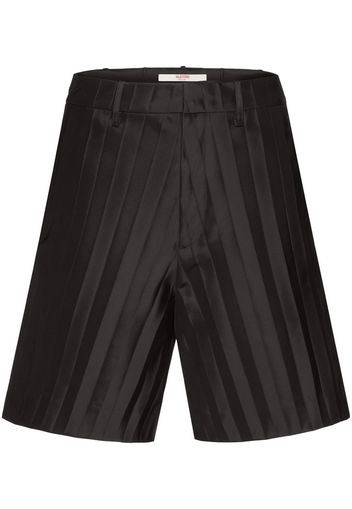 Valentino Shorts mit Falten - Schwarz