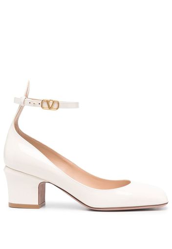 Valentino Garavani Tan-Go 60mm patent-leather pumps - Nude