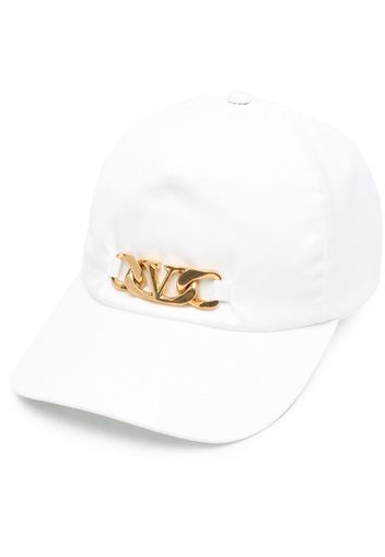 Valentino VLogo logo-plaque baseball cap - Weiß