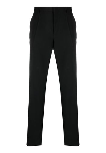 Valentino side-stripe wool trousers - Schwarz