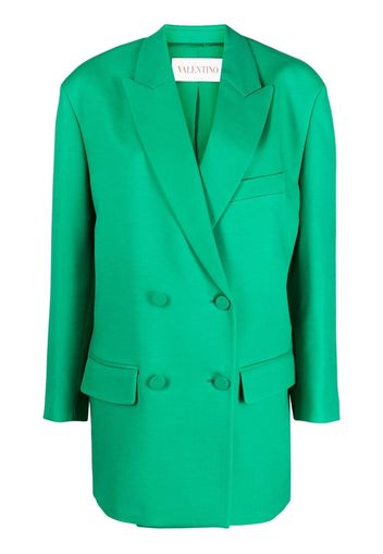 Valentino Crepe Couture double-breasted blazer - Grün