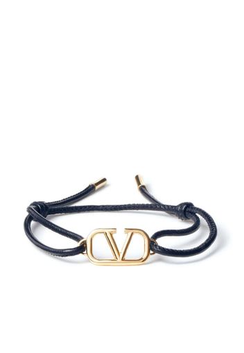 Valentino Garavani Valentino Garavani VLogo Signature Lederarmband - Schwarz