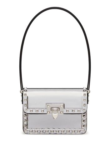 Valentino Garavani Kleine Valentino Garavani Rockstud Schultertasche - Silber