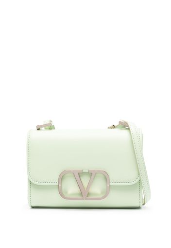 Valentino Garavani small VLogo Type shoulder bag - Grün