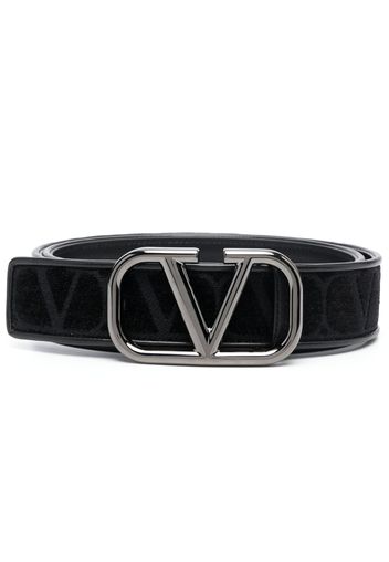 Valentino Garavani VLogo Signature buckle belt - Schwarz