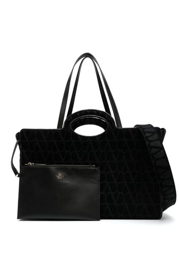 Valentino Garavani Le Troisième Toile Iconographe tote bag - Schwarz