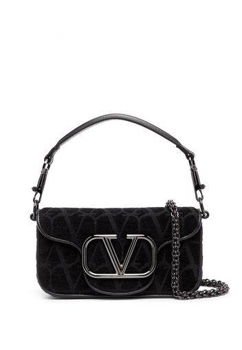 Valentino Garavani small Locò Toile Iconographe shoulder bag - Schwarz