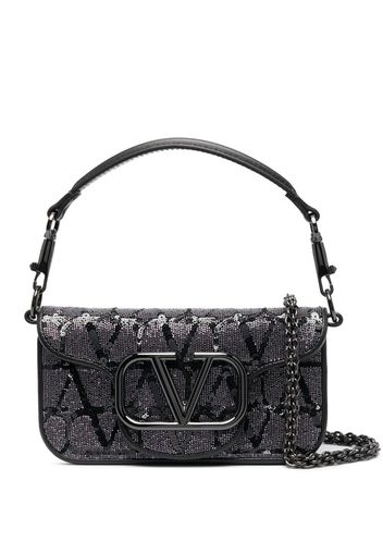 Valentino Garavani Locò Toile Iconographe shoulder bag - Schwarz