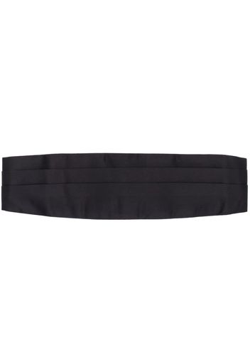 Valentino Garavani pleated silk cummerbund - Schwarz