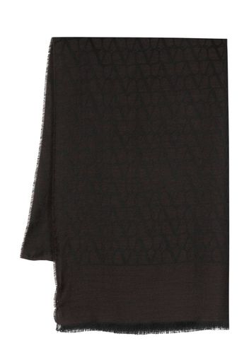 Valentino Garavani Toile Iconographe jacquard scarf - Schwarz