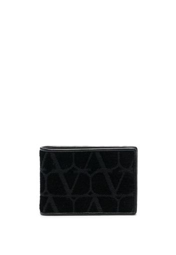 Valentino Garavani Toile Iconographe bi-fold wallet - Schwarz