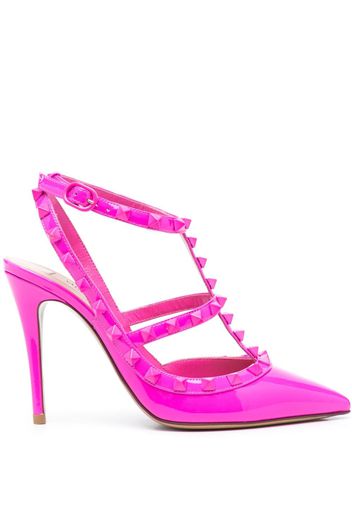 Valentino Garavani Rockstud 100mm ankle-strap pumps - Rosa