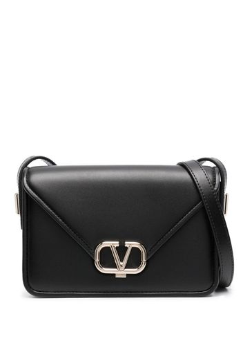 Valentino Garavani small Letter leather shoulder bag - Schwarz